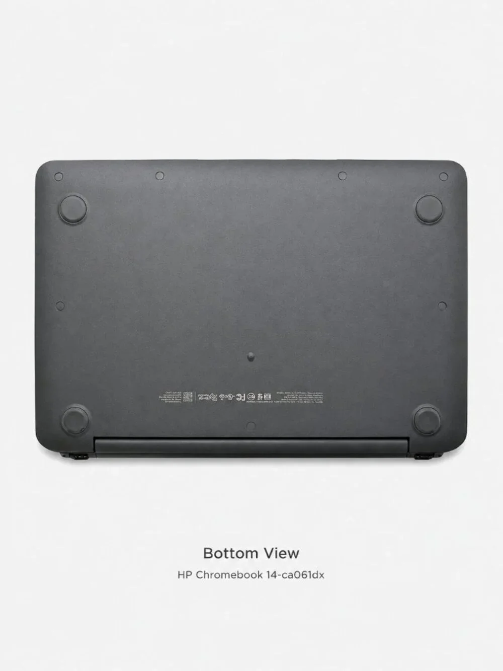 HP Chromebook 14-ca061dx 14in Gray N3350 4GB 32GB Charger Case